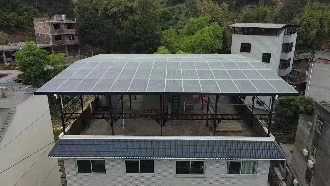 北票15kw+10kwh自建别墅家庭光伏储能系统